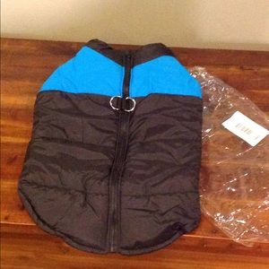 New  Blue dog jacket.
